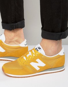 Желтые кроссовки для бега в стиле 70-х New Balance 420 U420YWG - Желтый