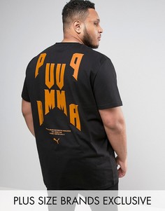 Черная oversize-футболка с графическим принтом Puma PLUS эксклюзивно для ASOS 57534302 - Черный