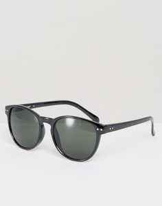 Круглые солнцезащитные очки AJ Morgan - Черный