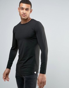 Обтягивающий лонгслив Jack &amp; Jones Core - Черный