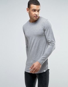 Обтягивающий лонгслив Jack &amp; Jones Core - Серый
