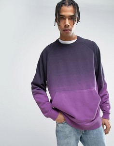 Oversize-свитшот с эффектом деграде ASOS - Фиолетовый
