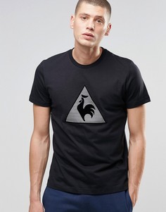 Жаккардовая футболка с геометрическим узором Le Coq Sportif - Белый