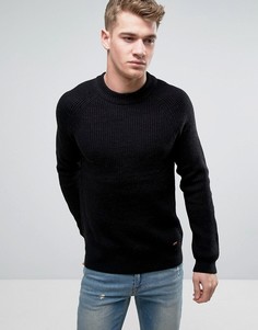 Вязаный джемпер с круглым вырезом Jack &amp; Jones - Черный