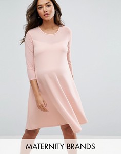 Свободное платье Bluebelle Maternity - Розовый