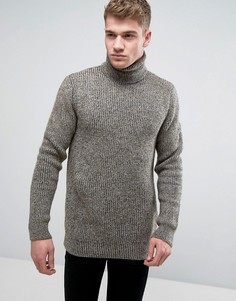 Трикотажный джемпер с высоким воротом Jack &amp; Jones - Серый