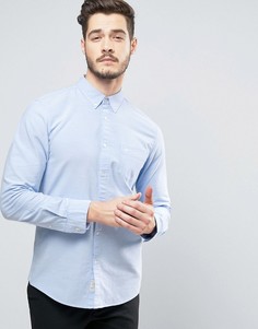 Голубая оксфордская рубашка классического кроя Jack Wills Wadsworth - Синий