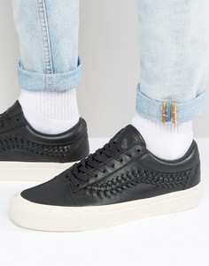 Черные кроссовки Vans Old Skool Weave Pack VA38G9L3A - Черный