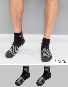 2 пары черных носков Nike SX5198-010 - Черный