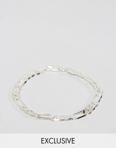 Серебристый браслет-цепочка с крупными звеньями Reclaimed Vintage Inspired - Серебряный