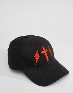 Бейсболка с крестом The Weeknd Starboy - Черный Bravado Tour Merch