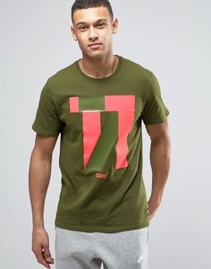 Зеленая футболка с принтом Nike F.C. 831699-331 - Зеленый