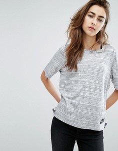 Серый трикотажный топ Nike Advance - Серый