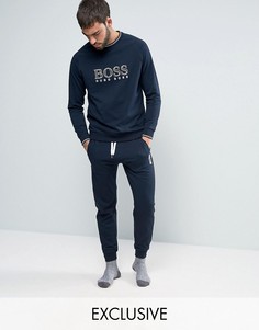 Темно-синие джоггеры с манжетами BOSS By Hugo Boss - Темно-синий