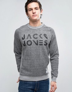 Свитшот с графическим принтом Jack &amp; Jones Core - Серый
