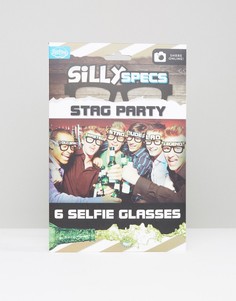 Набор из 6 маскарадных очков для мальчишника - Мульти Gifts