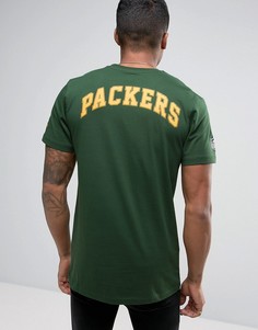 Футболка с принтом Packers на спине New Era - Зеленый