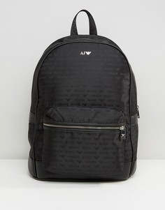 Черный рюкзак с логотипом Armani Jeans - Черный