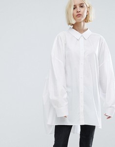 Oversize-рубашка Weekday - Белый
