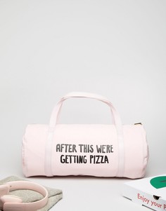 Спортивная сумка с надписью After This Were Getting Pizza от Ban.Do - Мульти