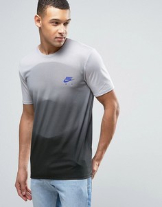 Серая футболка с градиентным принтом Nike 834737-012 - Серый