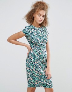 Платье с цветочным принтом Sugarhill Boutique Serita - Синий
