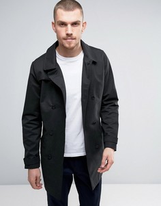 Тренч средней длины Casual Friday - Черный