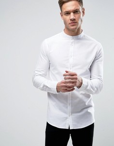 Узкая рубашка с воротником на пуговицах Casual Friday - Белый