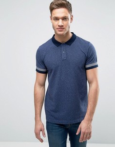 Узкая футболка-поло Esprit - Темно-синий