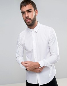Облегающая белая рубашка PS by Paul Smith - Белый