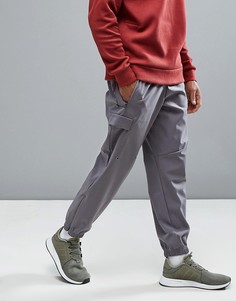 Серые джоггеры с манжетами и карманами по бокам adidas Originals ZNE B46964 - Серый