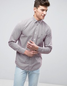 Рубашка слим на пуговицах с принтом Tommy Hilfiger Brian - Красный