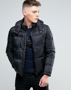 Пуховик с капюшоном Calvin Klein Jeans - Черный