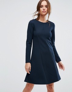 Платье с длинными рукавами Selected Femme - Темно-синий