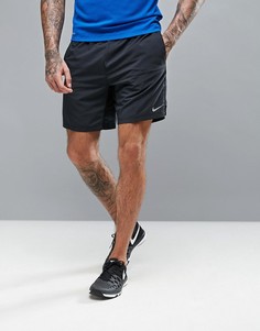 Черные шорты Nike Running 7 Distance 642807-010 - Черный