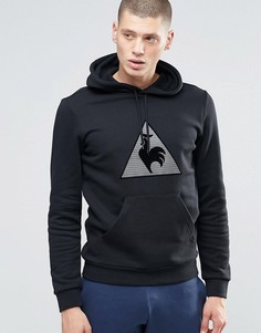 Худи с жаккардовым рисунком Le Coq Sportif - Черный