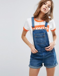 Комбинезон-шорты с отворотами Levis Orange Tab - Синий