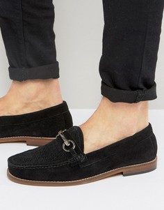 Лоферы с плетеной отделкой KG By Kurt Geiger - Черный