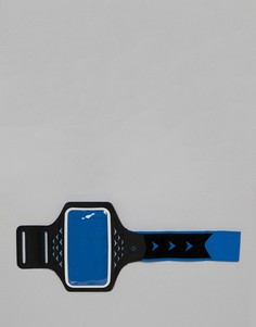 Синий браслет с держателем для телефона и светодиодными лампами Hama Active Sports XL - Синий