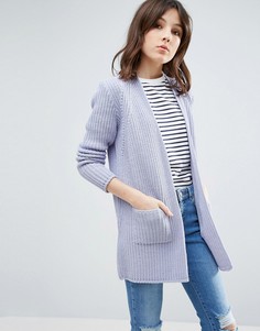 Кардиган крупной вязки ASOS - Синий