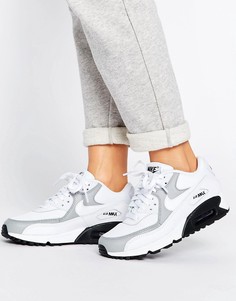 Белые кроссовки Nike Air Max 90 - Белый