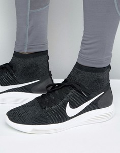 Черные кроссовки Nike Lunarepic Flyknit 818676-007 - Черный