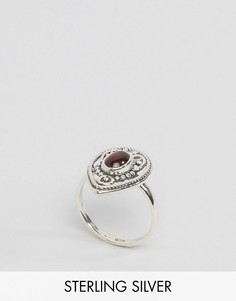 Серебряное кольцо с красным камнем Regal Rose Khalida - Серебряный