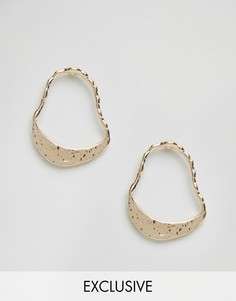 Серьги с отделкой Monki - Золотой
