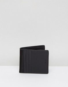 Кожаный кошелек для карточек и банкнот AllSaints - Черный