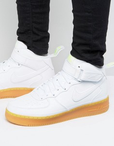 Белые кроссовки средней высоты Nike Air Force 1 07 LV8 804609-101 - Белый