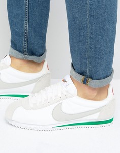 Белые кроссовки-премиум Nike Cortez 876873-100 - Белый