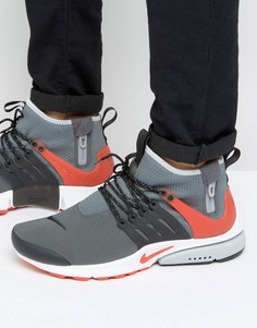 Серые кроссовки Nike Air Presto 859524-004 - Серый