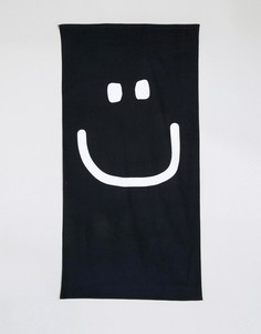 Пляжное полотенце с лицом ASOS - Черный