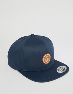 Бейсболка из саржи Volcom - Темно-синий